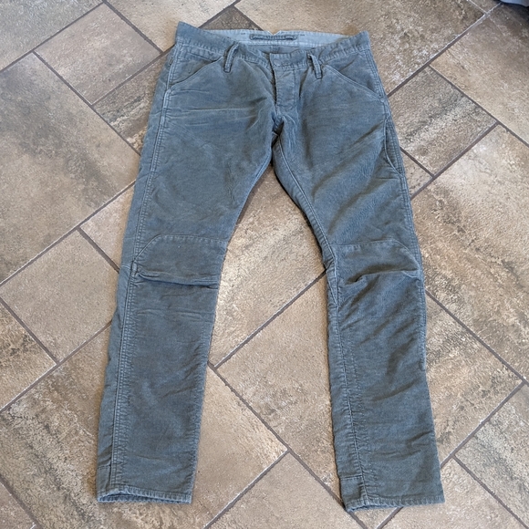 G- Star Originals RAW Other - G- Star Originals RAW Corduroy Pants Size 33 Gray